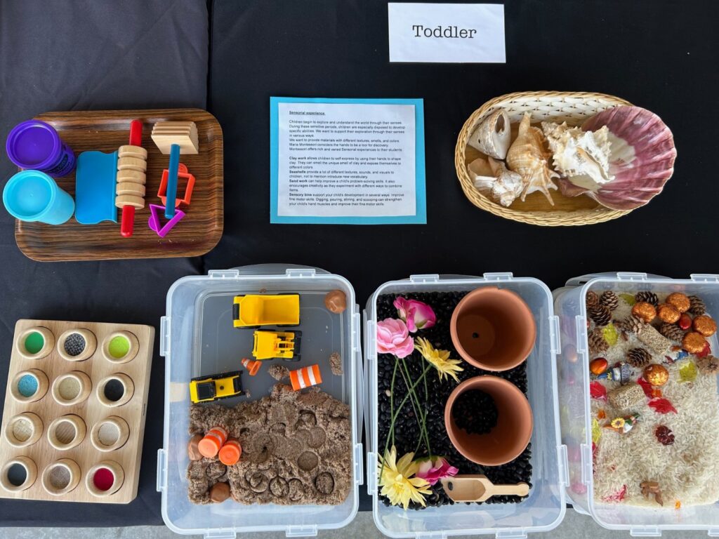 Montessori Education Week Sensorial Exhibit